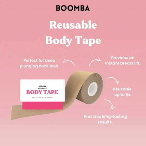 NWT Boomba Reusable Body Tape (Beige) for Breast Lift and Body Support - Picture 7 of 12